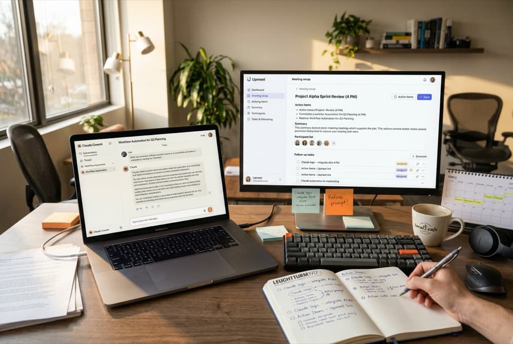 Claude Cowork Needs Upmeet for Meeting Follow-Through