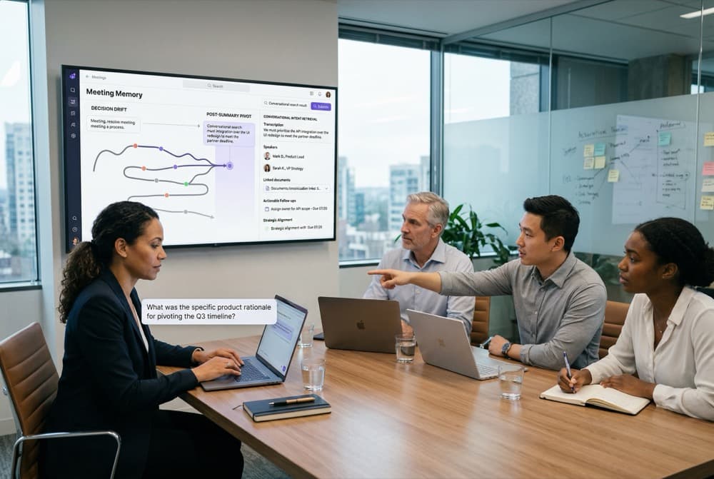 The "Post-Summary" Pivot: Ending "Decision Drift" with Conversational Intent Retrieval
